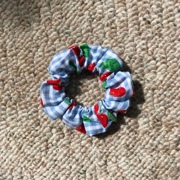 Cherry Picnic Scrunchie - Picture 2 of 2